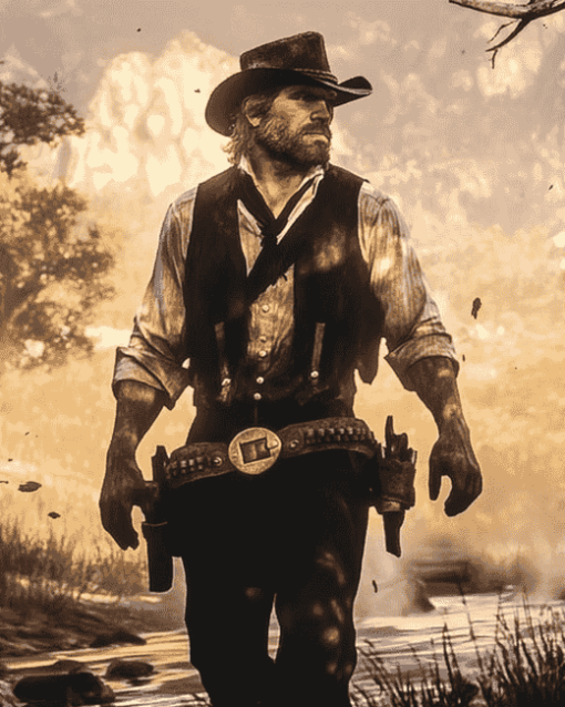 Arthur Morgan Wild West Diamond Painting