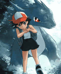 Ash Misty Adventures Diamond Painting