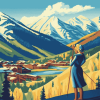 Aspen Colorado Animation Diamond Painting