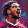 Aston Villa Star Douglas Luiz Diamond Painting