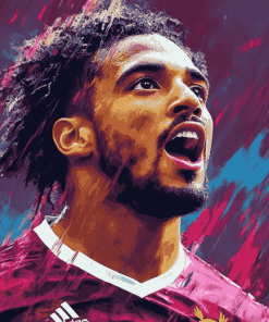 Aston Villa Star Douglas Luiz Diamond Painting