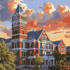 Auburn University Architecture Diamond Painting