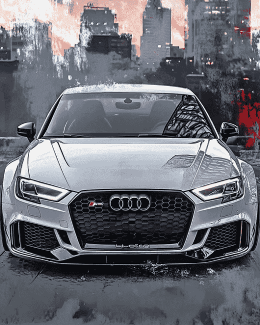 Audi A3 Sports Engine Diamond Painting