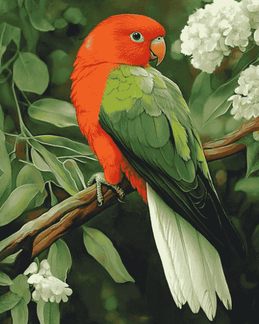 Austrailian King Parrot Bird Diamond Painting