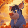 Autumn Eeyore Cartoon Diamond Painting