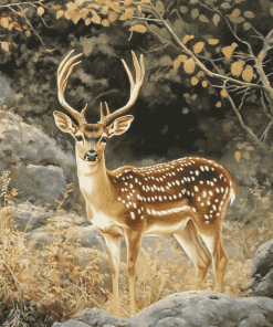 Axis Deer Diamond Painting