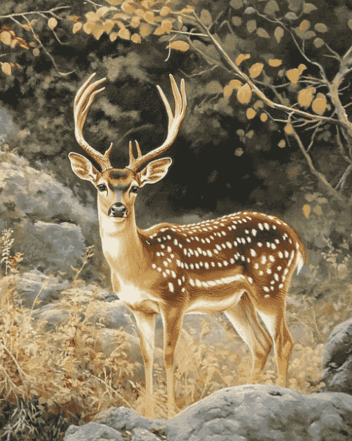 Axis Deer Diamond Painting