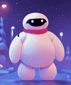 BAYMAX Cartoon Fun Diamond Painting