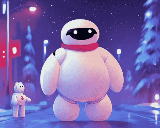 BAYMAX Cartoon Fun Diamond Painting