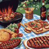 BBQ Feast Diamond Painting