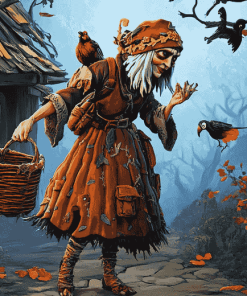 Baba Yaga Animation Diamond Painting