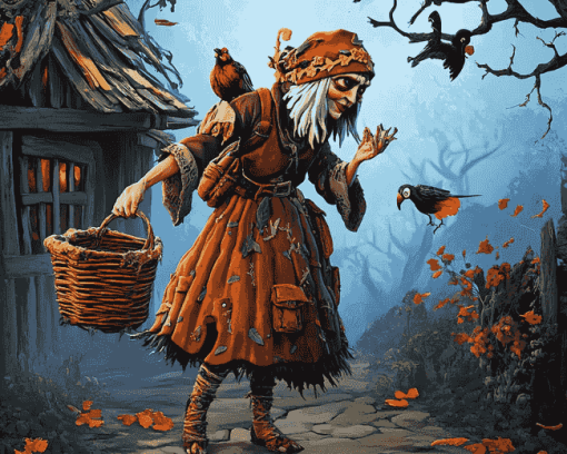 Baba Yaga Animation Diamond Painting