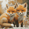 Baby Fox Animals Diamond Painting