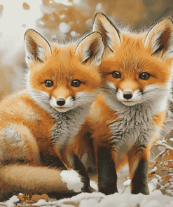 Baby Fox Animals Diamond Painting