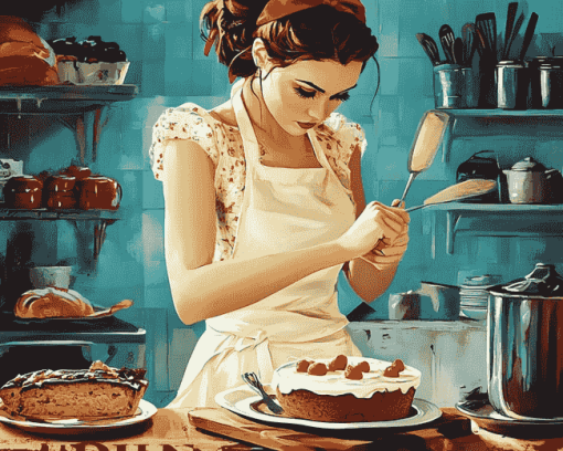 Baking Women's Humor Diamond Painting