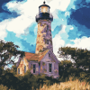 Bald Head Lighthouse North Carolina Diamond Painting