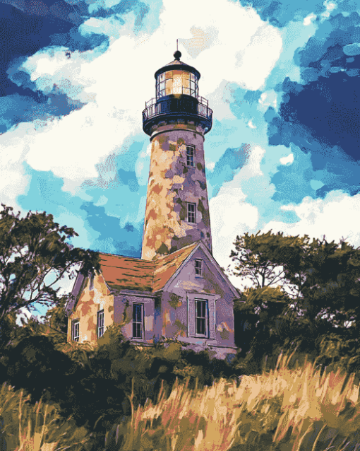 Bald Head Lighthouse North Carolina Diamond Painting