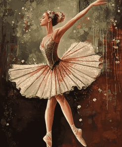 Ballet Princess Vintage Diamond Painting