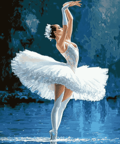 Ballet Swan Lake Ballerina Diamond Painting