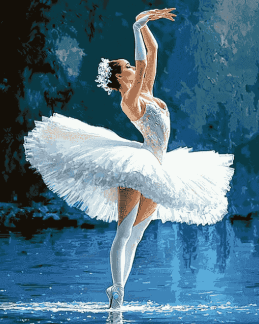 Ballet Swan Lake Ballerina Diamond Painting