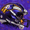 Baltimore Ravens Football Diamond Painting