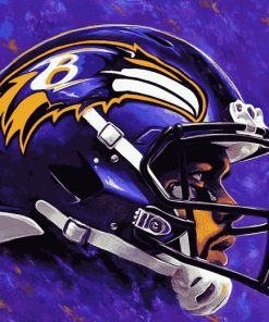 Baltimore Ravens Football Diamond Painting