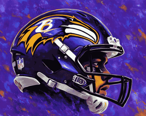 Baltimore Ravens Football Diamond Painting