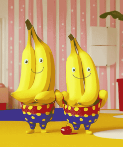 Bananas In Pajamas Cartoon Diamond Painting