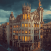 Barcelona Cityscape Spain Diamond Painting