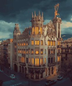 Barcelona Cityscape Spain Diamond Painting