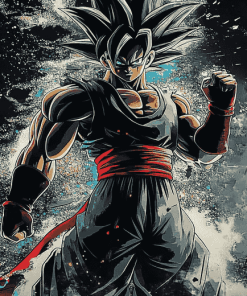 Bardock Anime Art Diamond Painting