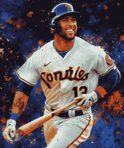 Baseball Player George Springer Diamond Painting