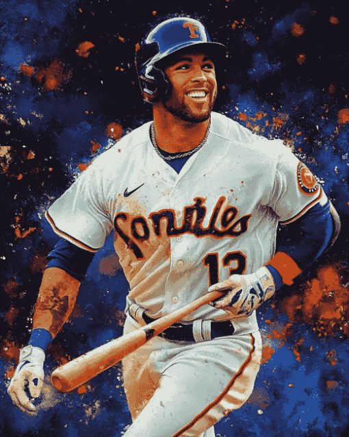 Baseball Player George Springer Diamond Painting