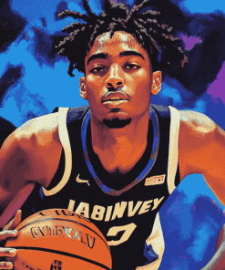 Basketball Star Jaden Ivey Diamond Painting