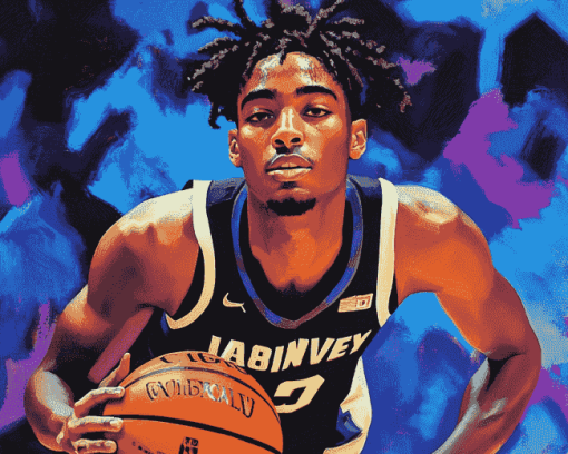 Basketball Star Jaden Ivey Diamond Painting