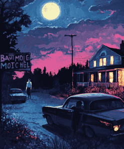 Bates Motel Animation Diamond Painting