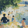 Bathers at Asnières Masterpiece Diamond Painting