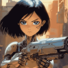 Battle Angel Alita Anime Diamond Painting