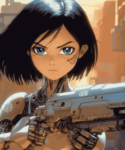 Battle Angel Alita Anime Diamond Painting