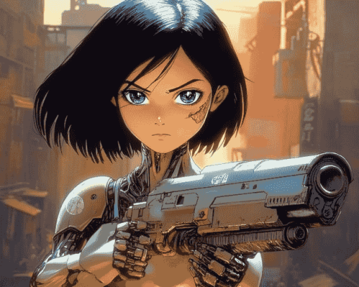 Battle Angel Alita Anime Diamond Painting