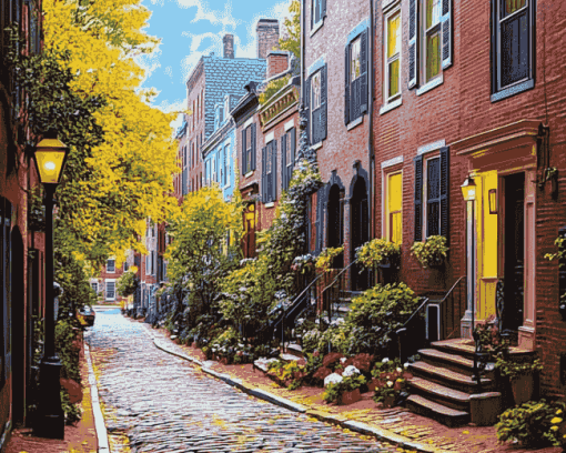 Beacon Hill Streets Diamond Painting