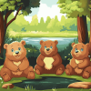 Bear Animation Diamond Painting