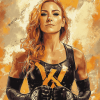 Becky Lynch WWE Diamond Painting