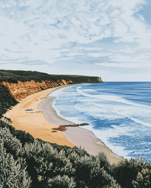 Bells Beach Seascapes Diamond Painting