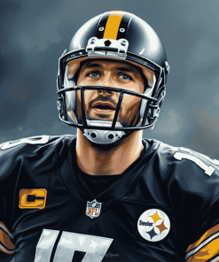 Ben Roethlisberger Football Legend Diamond Painting