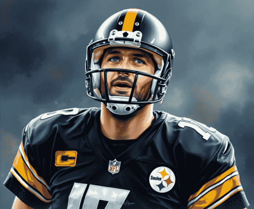 Ben Roethlisberger Football Legend Diamond Painting