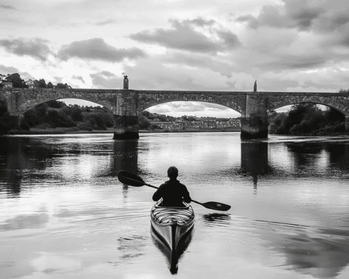 Berwick River Tweed Kayaking Diamond Painting