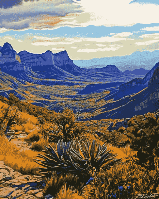 Big Bend National Park Scenic View Diamond Painting