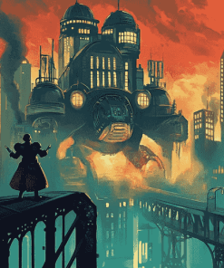 Bioshock Animation Robots Diamond Painting