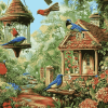 Bird House Gardens by Ciro Marchetti Diamond Painting